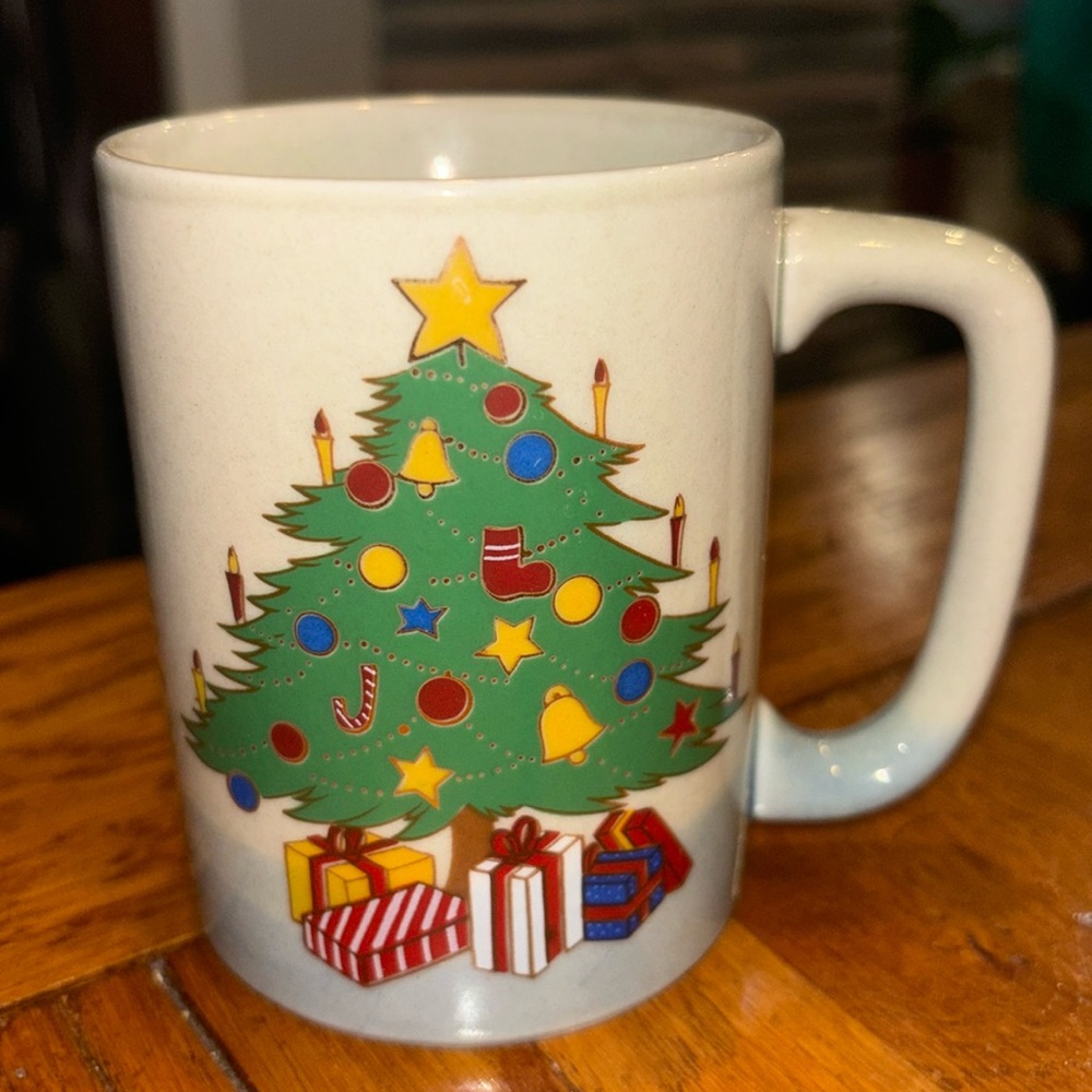 Vintage Retro Otagiri Christmas Tree Mug Coffee Tea Cup